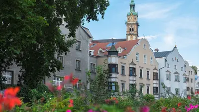 Unterer Stadtplatz von Hall in Tirol