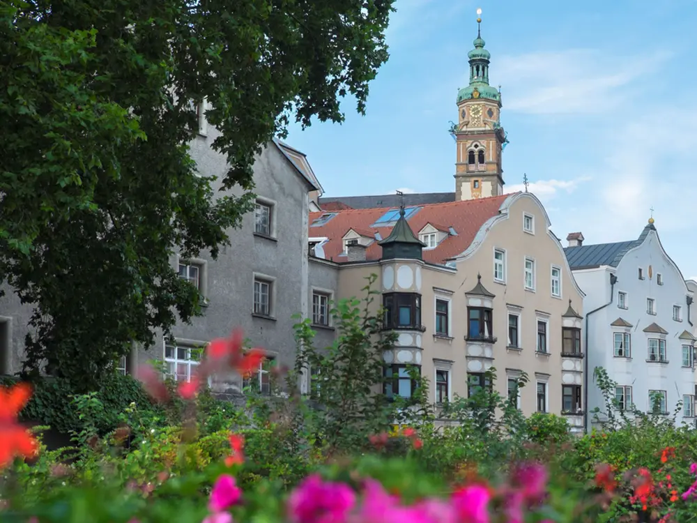 Unterer Stadtplatz von Hall in Tirol