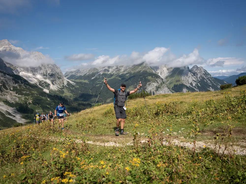 Der Karwendelmarsch ist ein beliebtes Event am Achensee