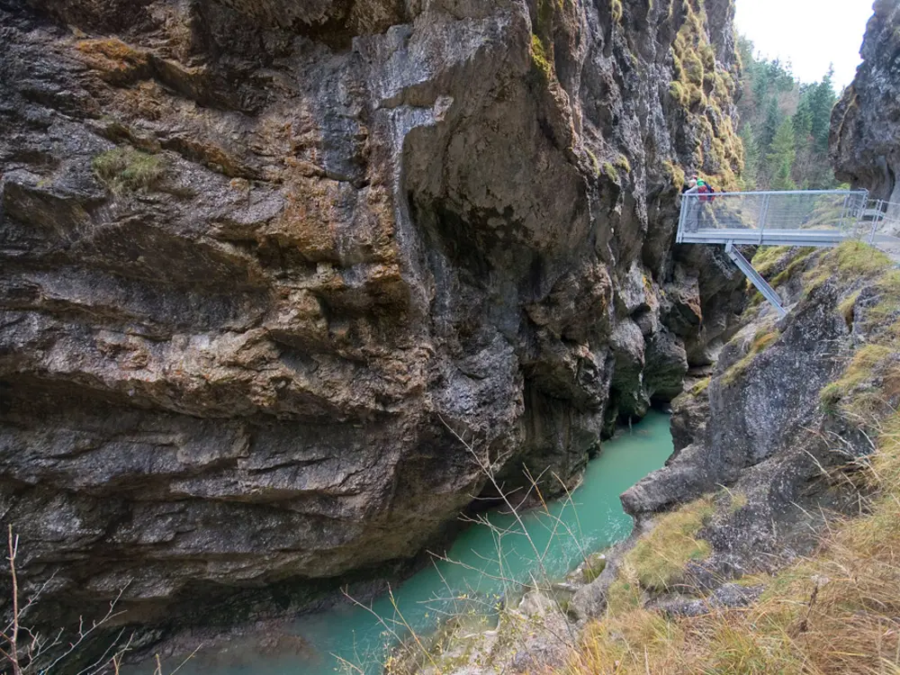 Aussichtsplattform in der Tiefenbachklamm