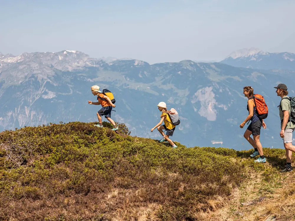 Familie am Wiedersberger Horn