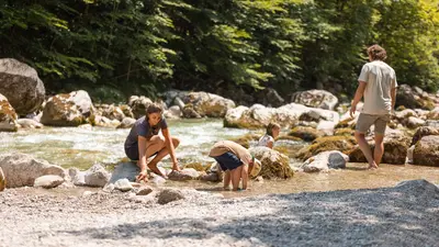 Tiefenbachklamm Familie