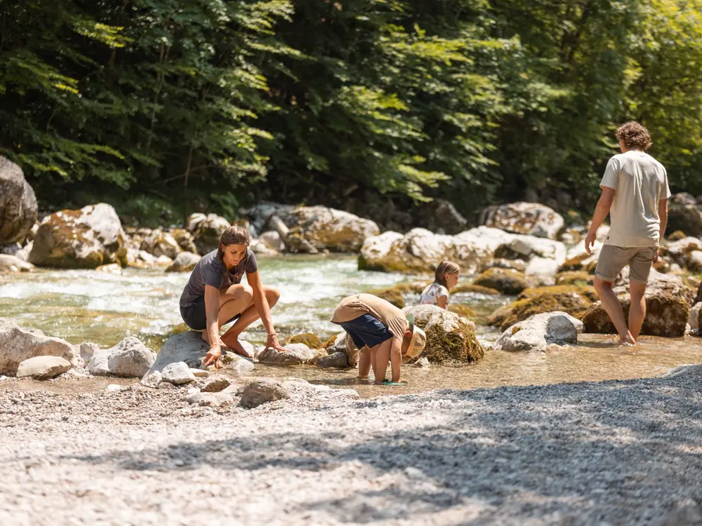 Wasserspiele im Sommer
