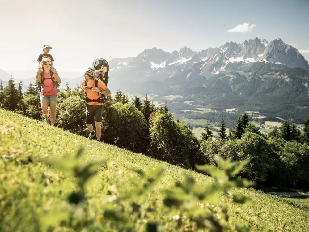 Familienwandern in St. Johann in Tirol