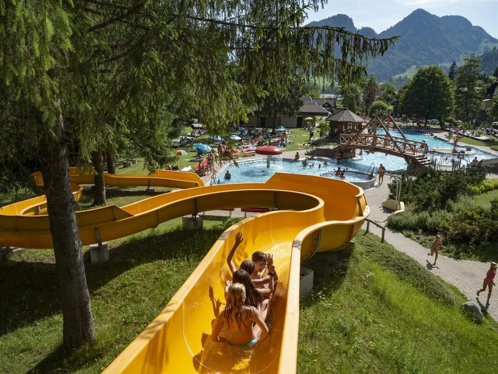 Waldschwimmbad in Kössen