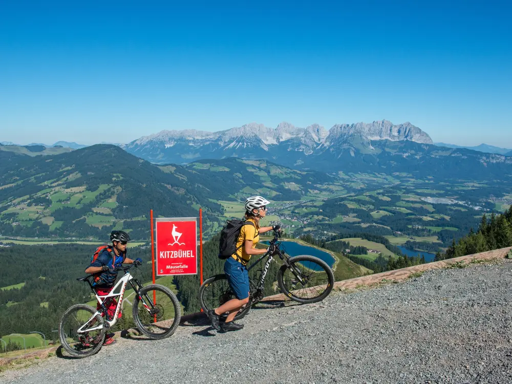Die Region Kitzbühel bietet grenzenlose Mountainbikestrecken