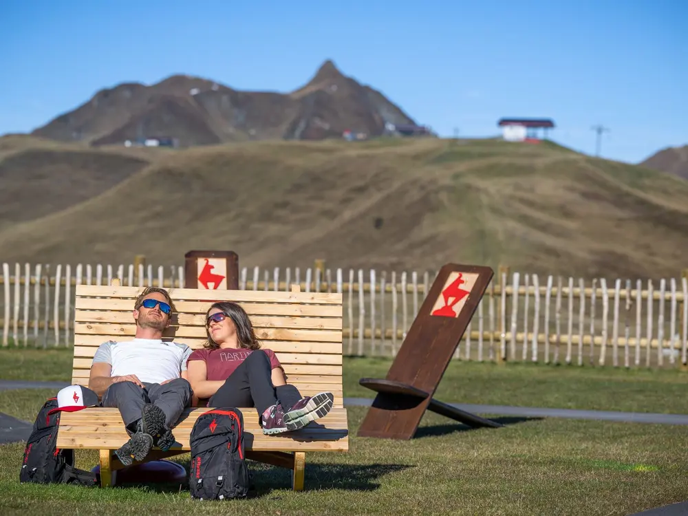 Kurze Pause auf der Resterhöhe