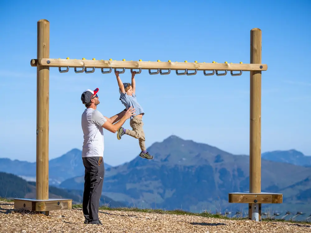 Familie an der Resterhöhe