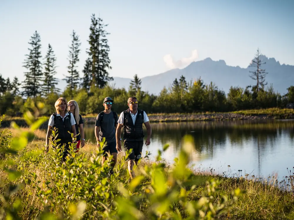Sommerliche Wanderung in Kitzbühel