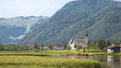 Blick auf St. Ulrich am Pillersee