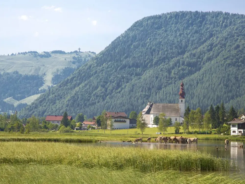 Blick auf St. Ulrich am Pillersee
