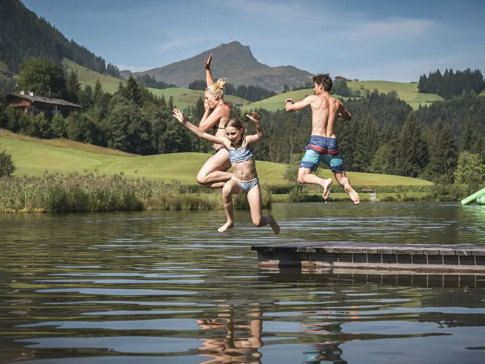 Baden im wasserreichen Pillerseetal