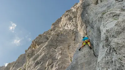 Kletterer an der Felswand - Wilder Kaiser