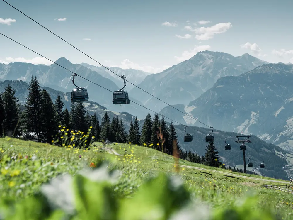 Bergbahn im Zillertal