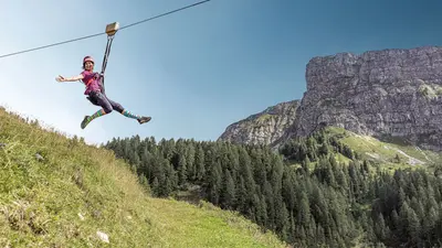 Almflieger am Gerlosstein im Zillertal