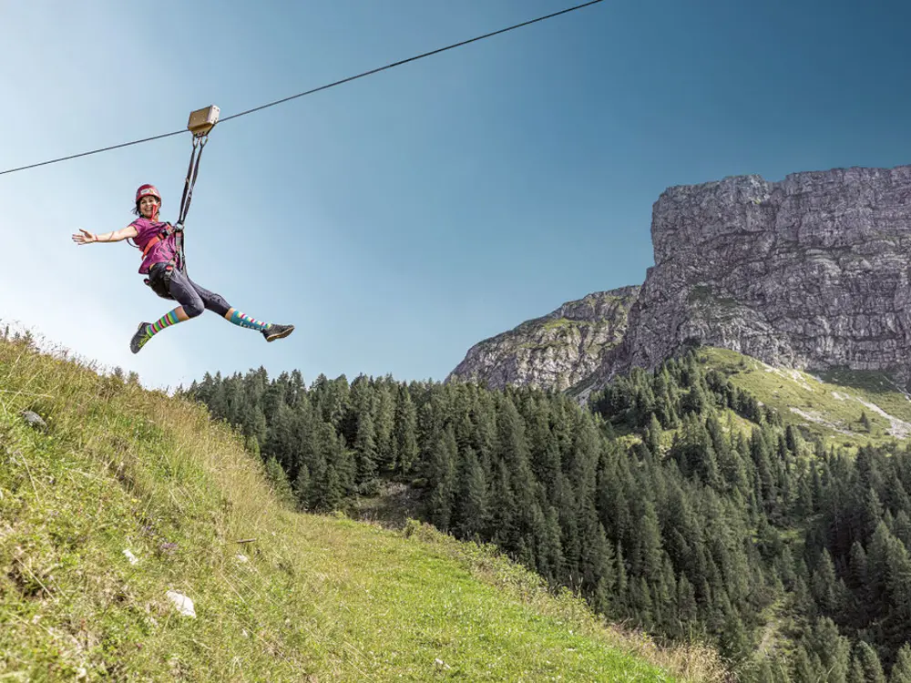 Almflieger am Gerlosstein im Zillertal