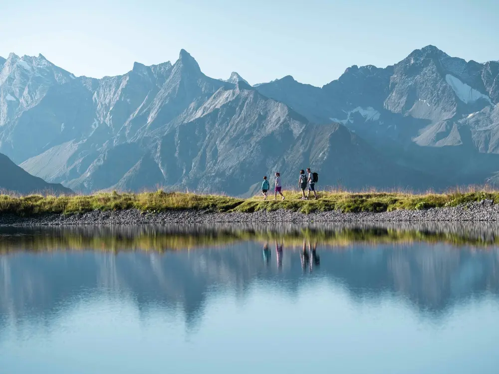Wanderer am Penken bei Mayrhofen