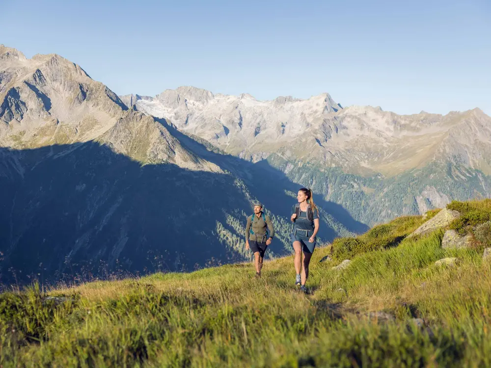 Wanderer am Zillergrund