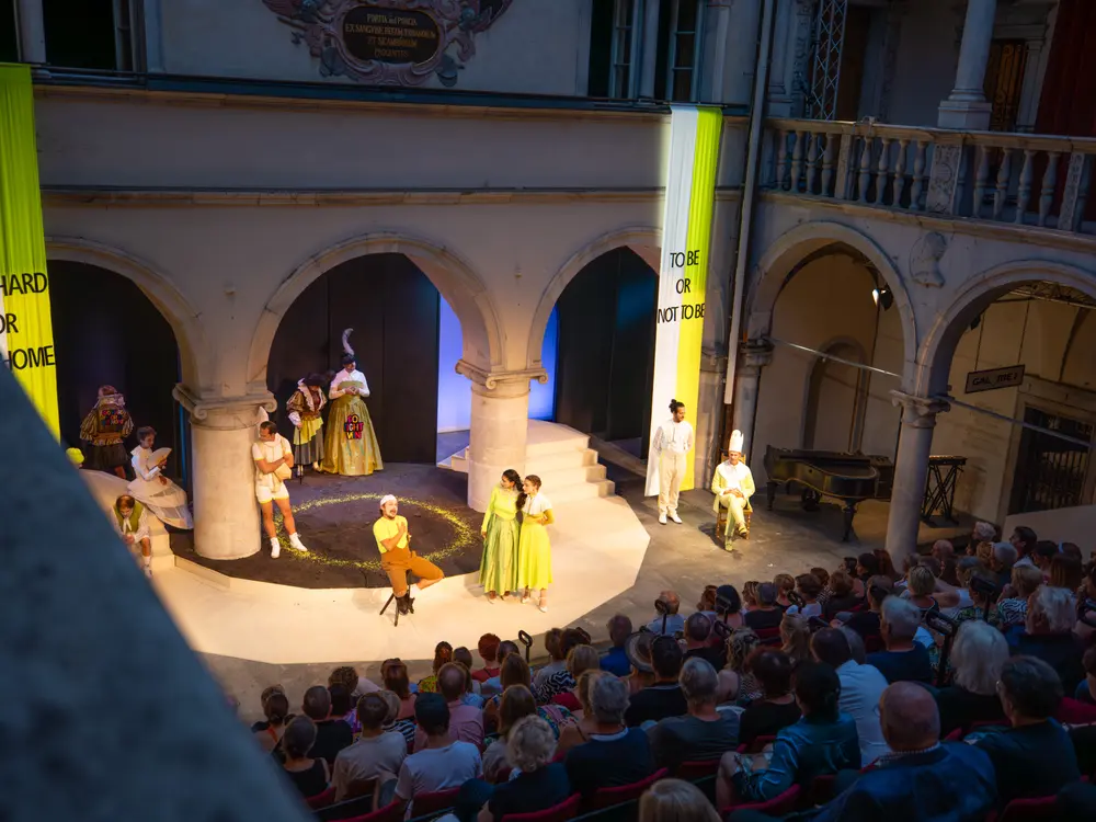 Aufführung im Schloss Porcia