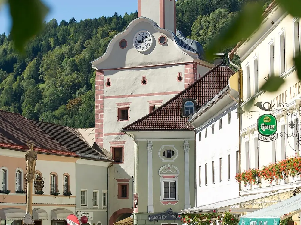 Stadtzentrum in Gmünd