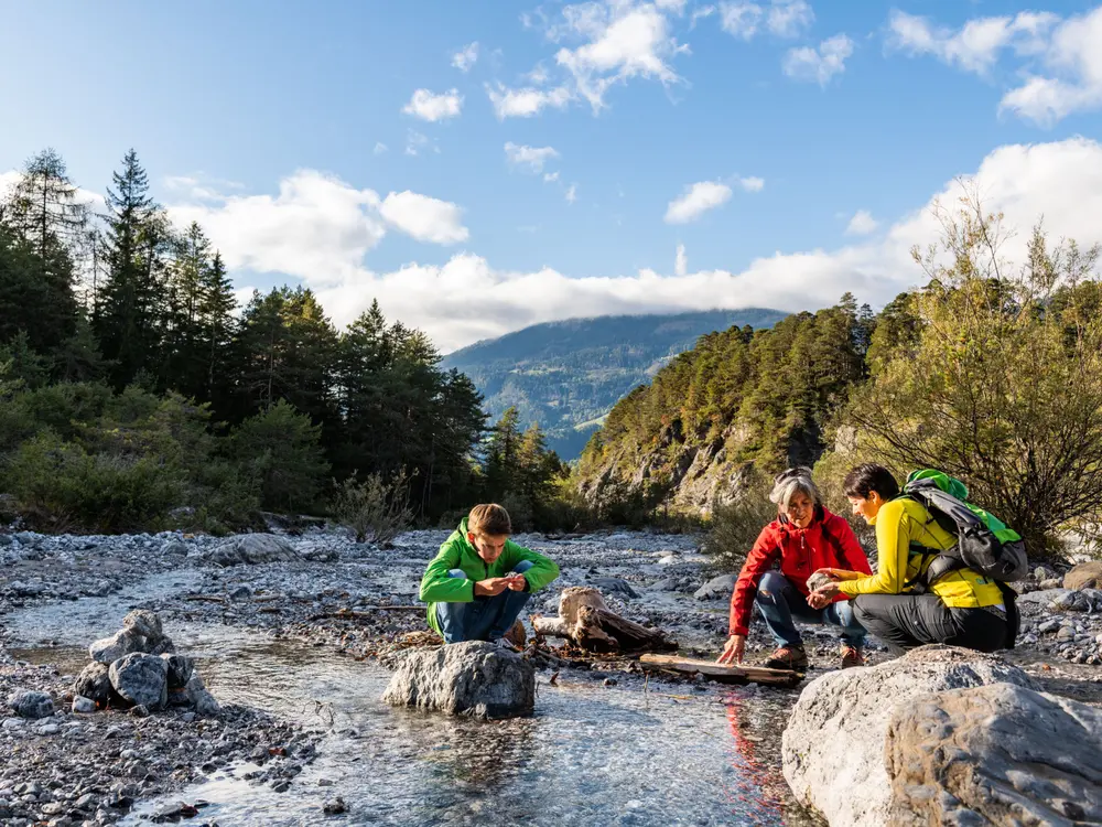 Fossiliensuche im Drautal