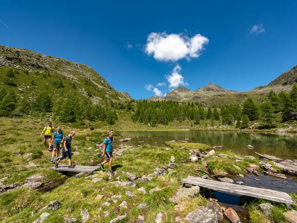 Wandern mit der ganzen Familie auf der Winklerner Alm