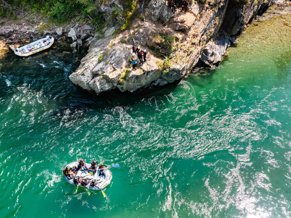Wildwasser-Rafting