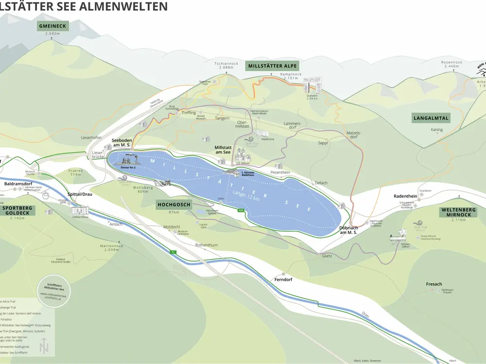 Millstätter See Almenwelten