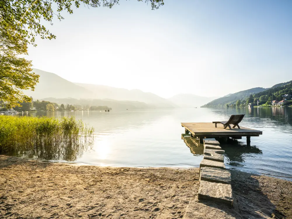 Liege auf dem Millstätter See