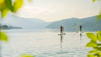 Stand-Up-Paddling am Millstätter See