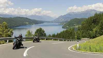 Motorradfahren in den Nockbergen