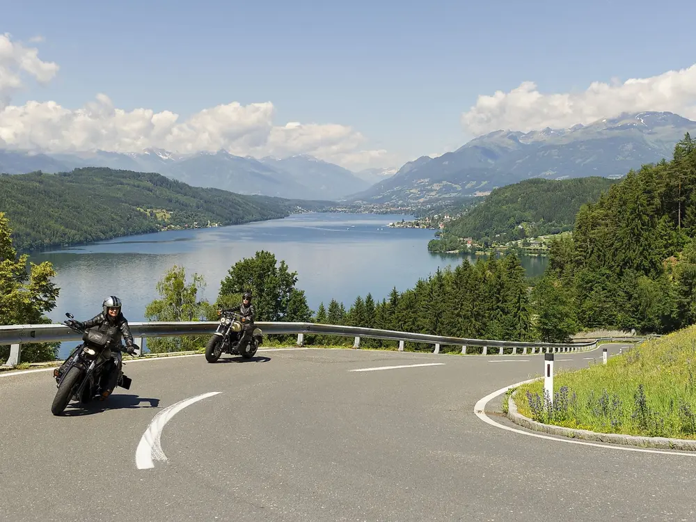 Motorradfahren in den Nockbergen