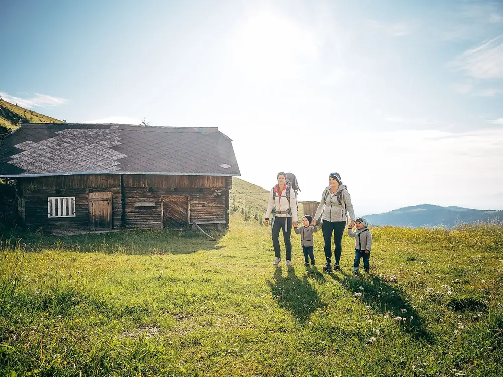 Familienwanderung in den Nockbergen