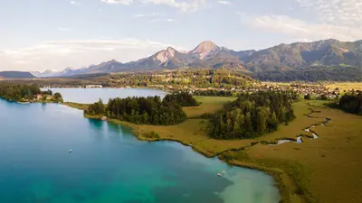 Faaker See mit Schilf