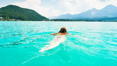 Schwimmen im Faaker See