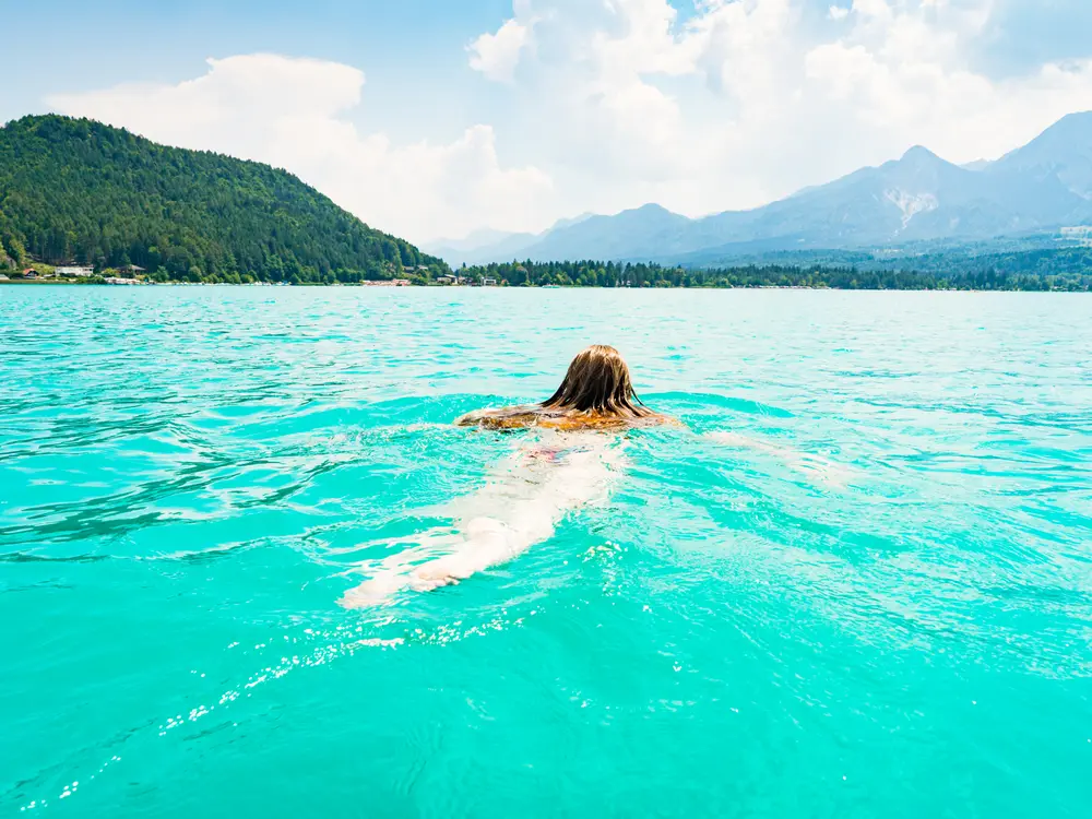 Schwimmen im Faaker See