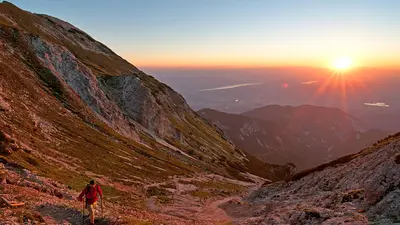 Sonnenaufgang am Mittagskogel