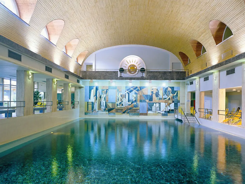 Das Urquellbecken im Thermenresort Warmbad-Villach