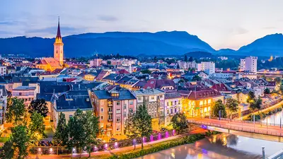 Abendstimmung in Villach