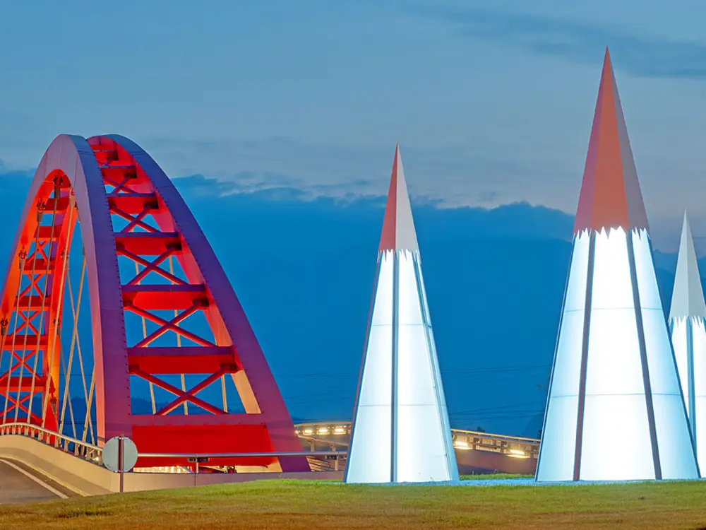 Kunst auf dem Kreisverkehr