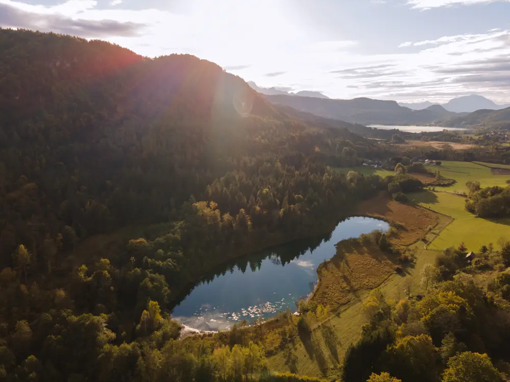 Bassgeigensee im Keutschacher Seental am Wörthersee