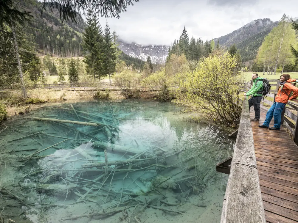 Naturdenkmal Meerauge im Bodental im Rosental