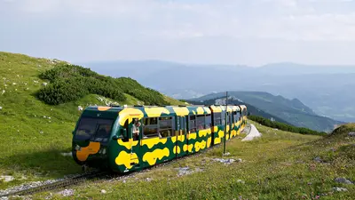 Schneebergbahn in den Wiener Alpen