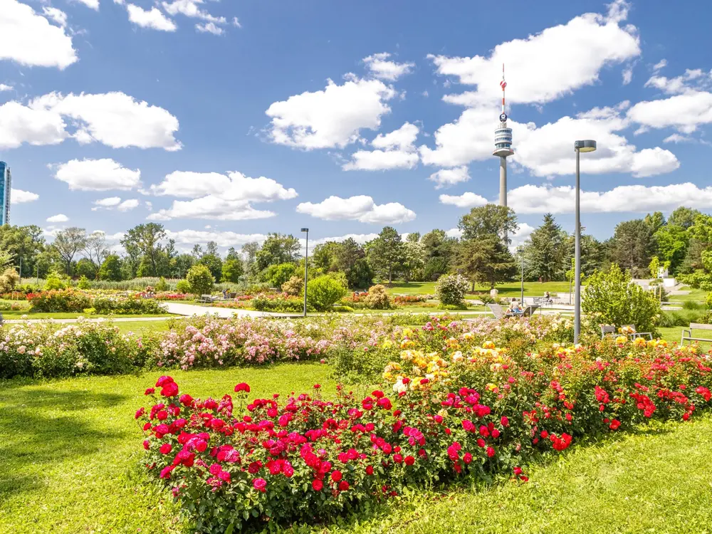 In den Wiener Stadtgärten fand das 60-Jährige Jubiläum des Donauparks statt.