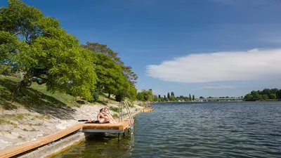Badesteg Alte Donau in Wien