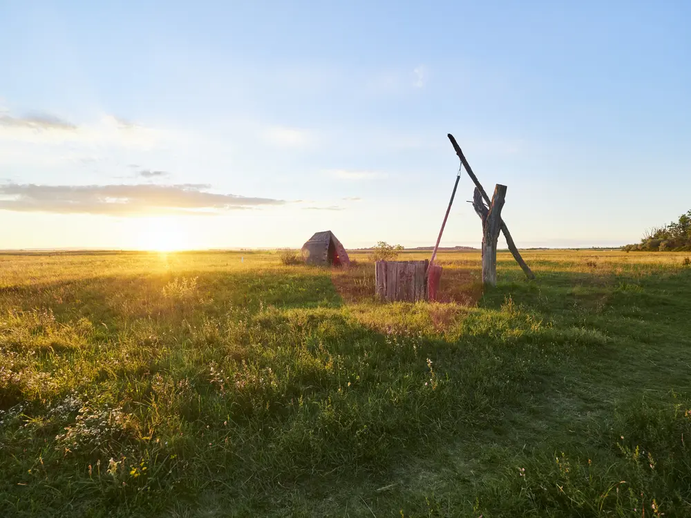Ziehbrunnen bei der Langen Lacke