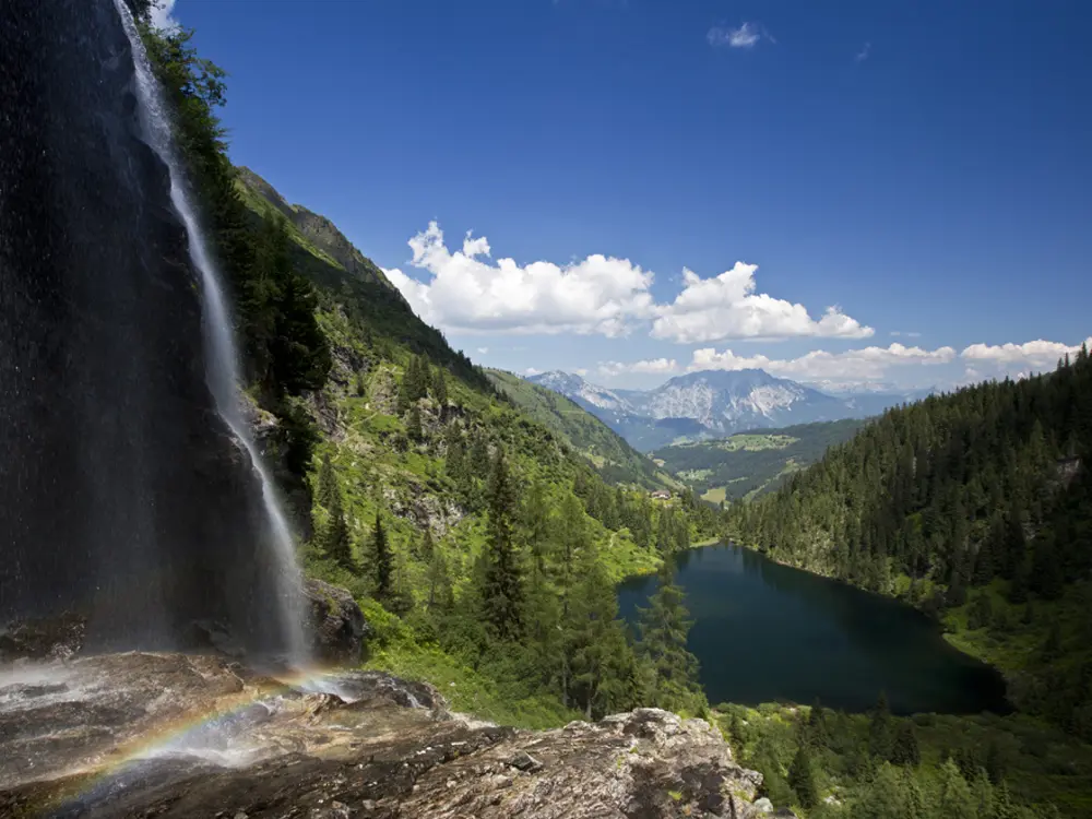 Schleierwasserfall in der Region Schladming-Dachstein