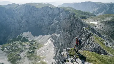 Bergsteiger in der Hochsteiermark