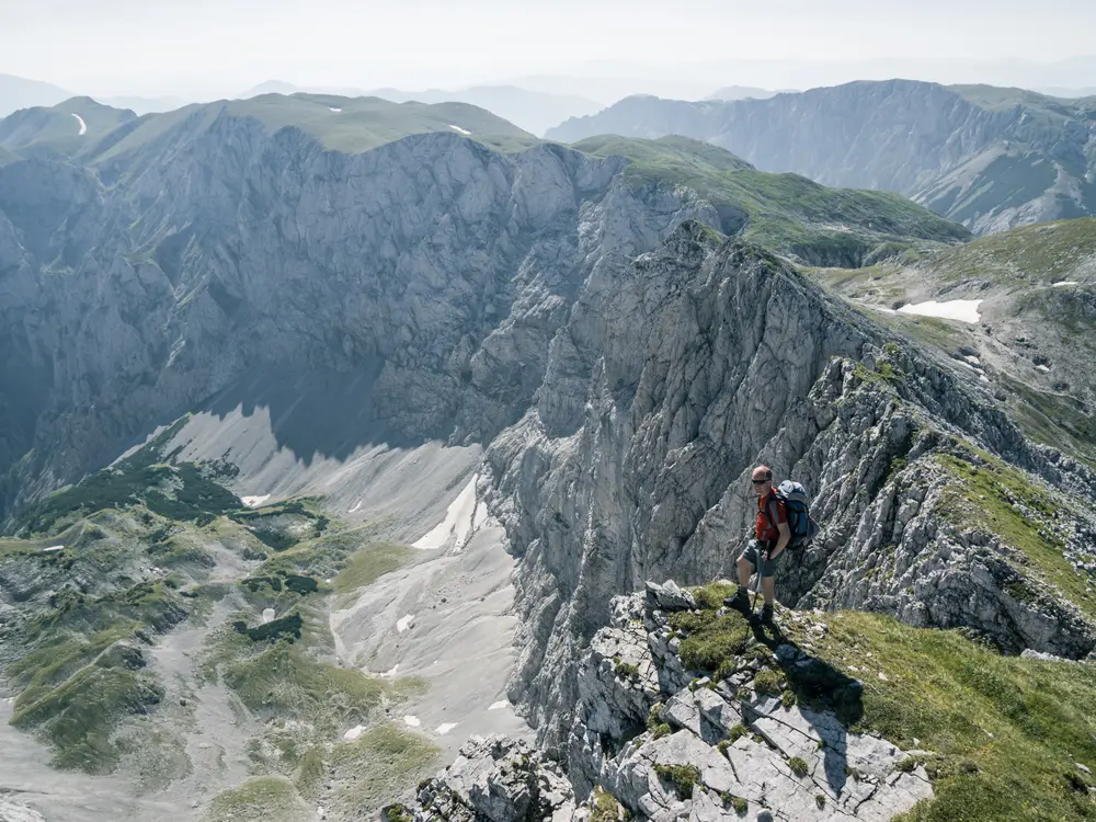 Bergsteiger in der Hochsteiermark