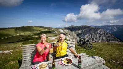 Pause auf der Schneealm